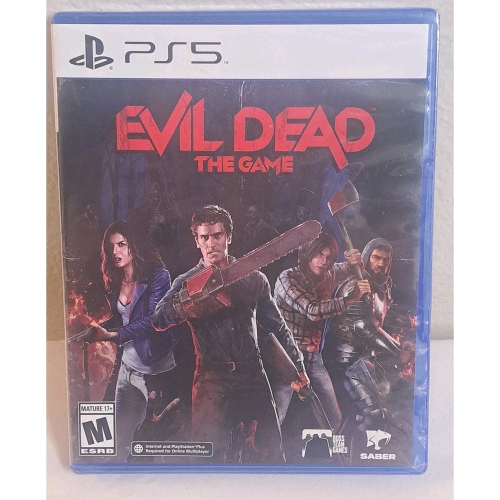 Evil Dead The Game PS5 New Sealed Survival Horror Co-Op Multiplayer